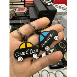 Kişiye Özel İsimli Metal Araba Anahtarlık