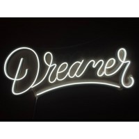 Dreamer Yazılı Dekoratif Neon Led Tablo, Neon Duvar Tabela