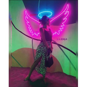 Angel Melek Dekoratif Neon Led Tablo, Neon Duvar Tabela