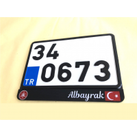 Appcity Isimli Motosiklet Plaka-Dekor Plaka-Bisiklet Plaka 12X18CM